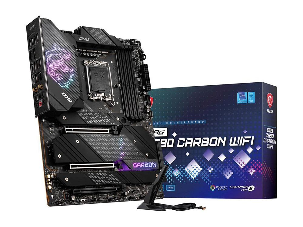 Mpg Z690 WiFi de carbono a DDR5 LGA 1700 Intel Z690 SATA 6Gb/S ATX motherboard Intel