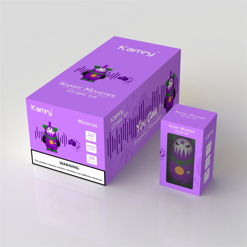 Kamry Monster 2023 بجودة جيدة 8000puff الأكثر شعبية إشتيرا التدخين Vape مصنعي المعدات الأصلية ODM Direct Factory بالجملة E السجائر