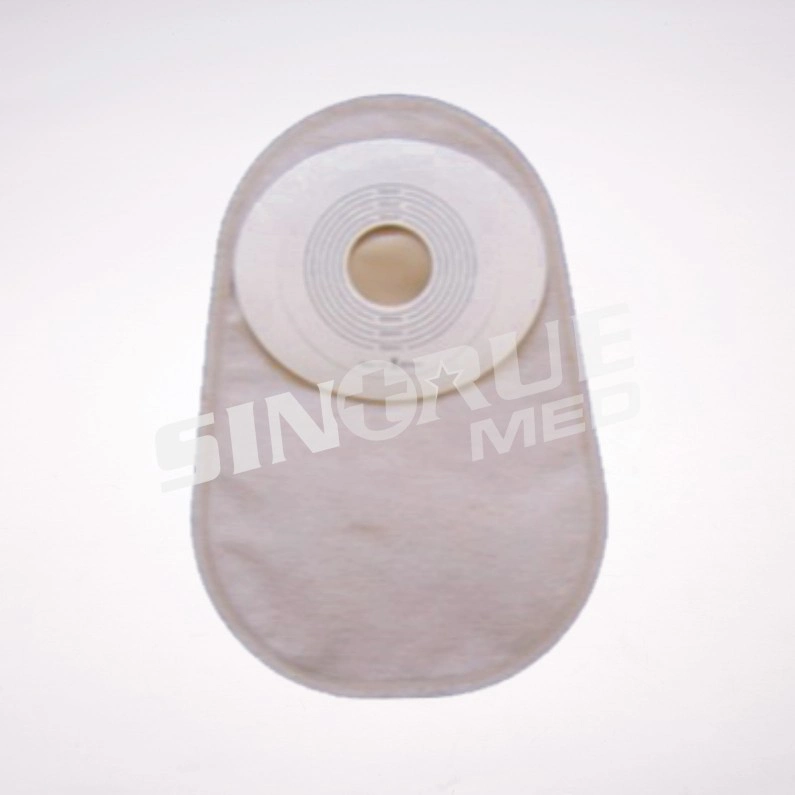 PVC Wholesale/Supplier Disposable Glue Pan Type Medical Ostomy Bag