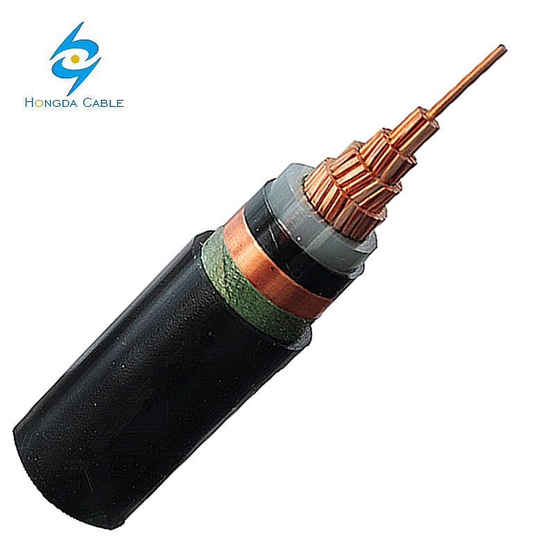 8kv Single Core 30mm2 Copper Shielded XLPE Power Cable