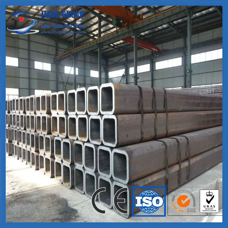 ASTM A53 Gr. B tubos de acero cuadrados de carbón rectangular ERW