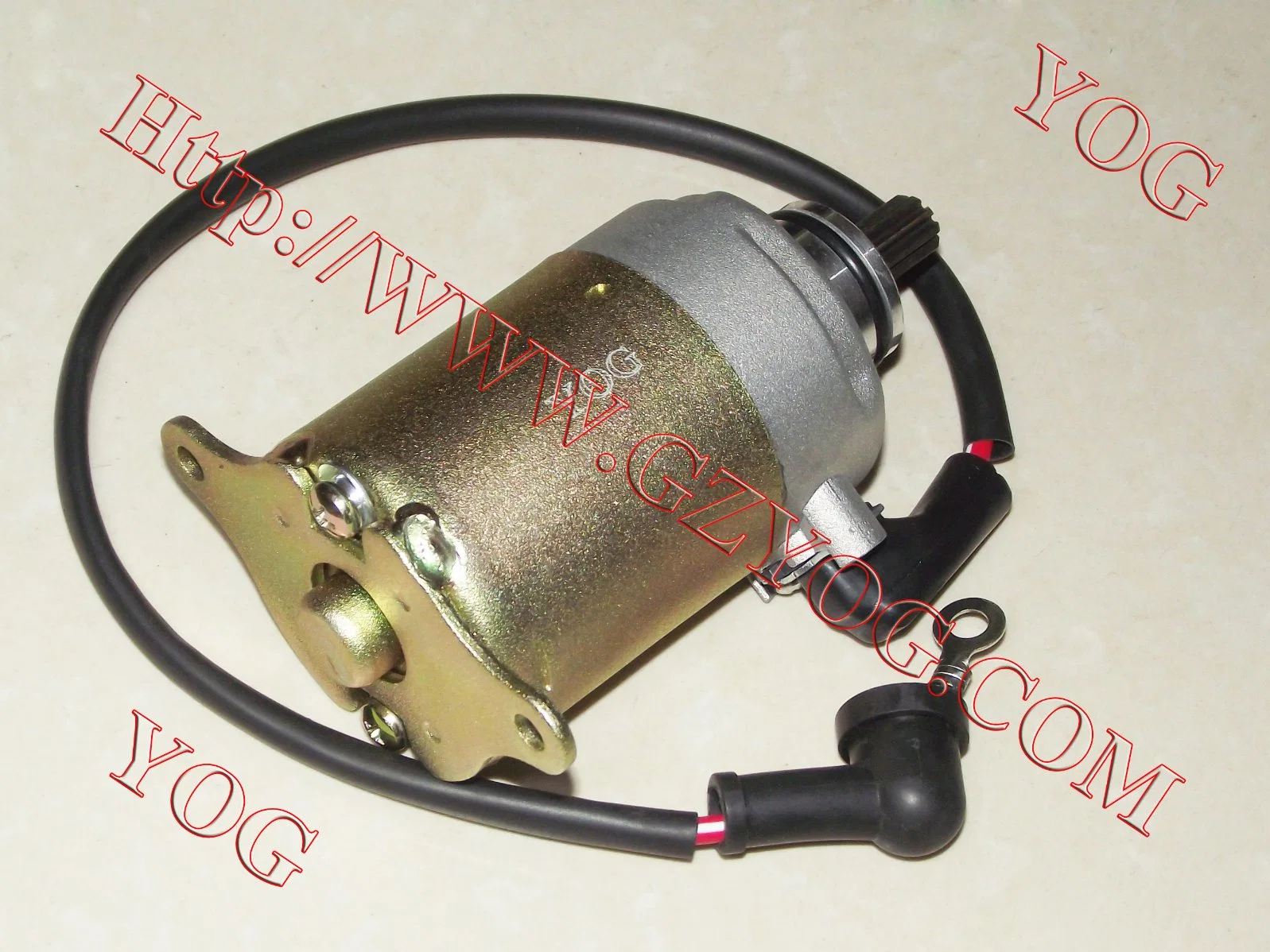 Motorcycle Spare Parts Electric Starting Motor Tvs Star Lx110 Gy6-125 Cg125