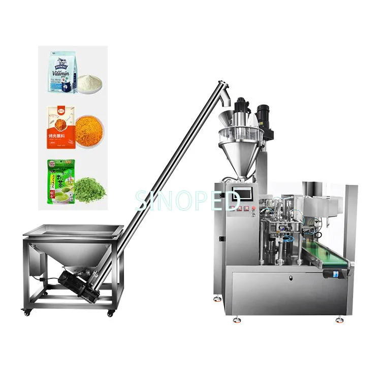 Automatic Powder Pouch Doy Filling Sealing Packaging Machine for Doypack Bag Packing Machine