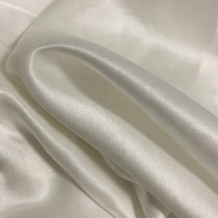 91.78% Polyester 8.22%Spandex High Elastic Shiny Stretch Satin Fabric for Sleep Wear Dress