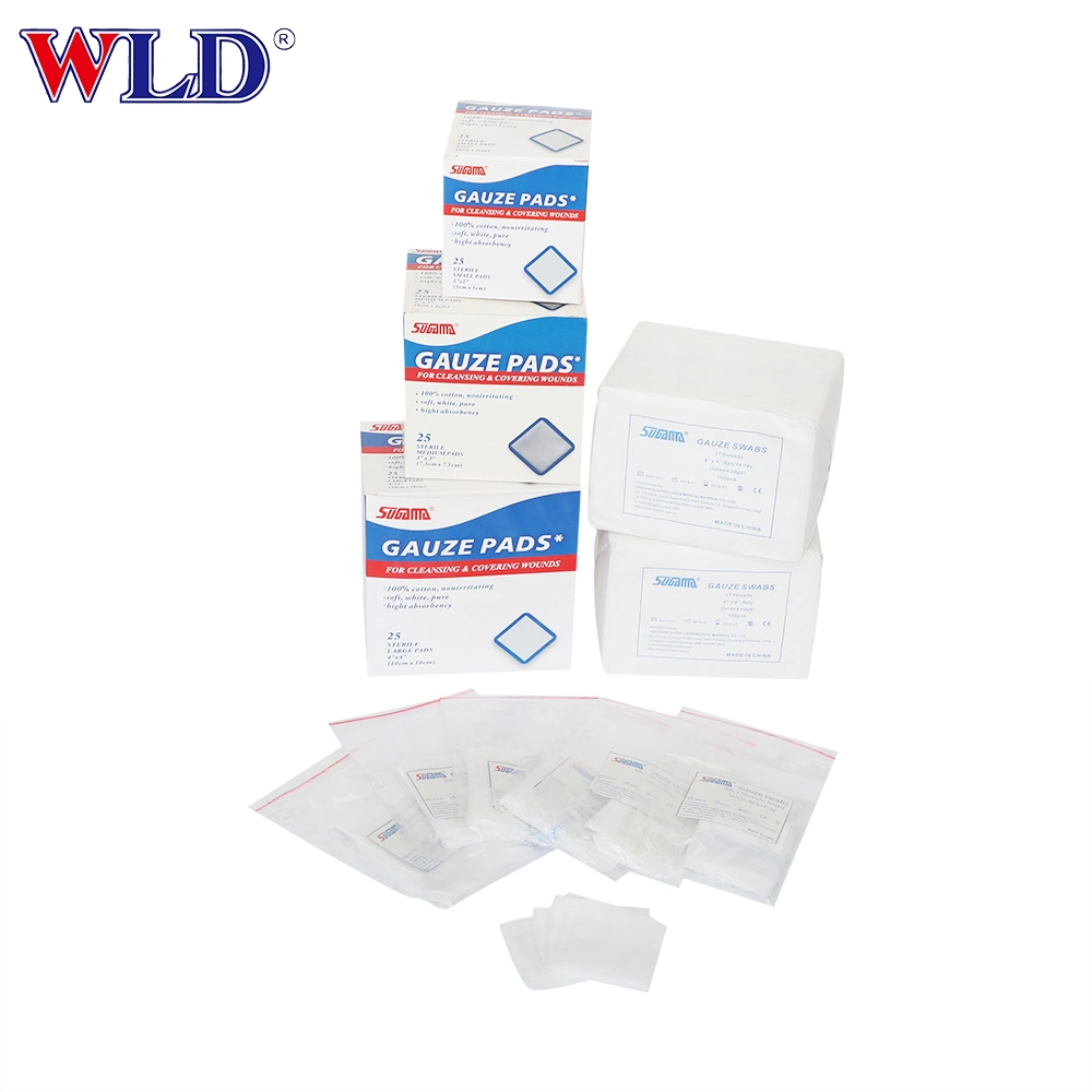 Cotton Sterile Gauze Sponges for Medical Use