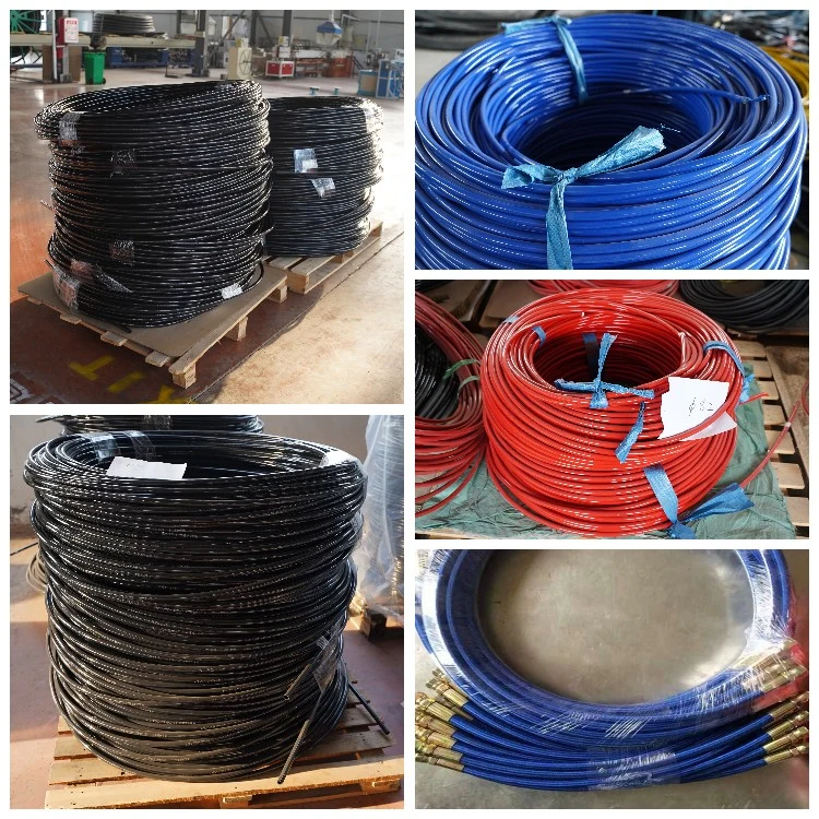 Customized Non-Conductive Flexible Thermoplastic High Pressure Hydraulic Hose Dry Ice Blast Hose