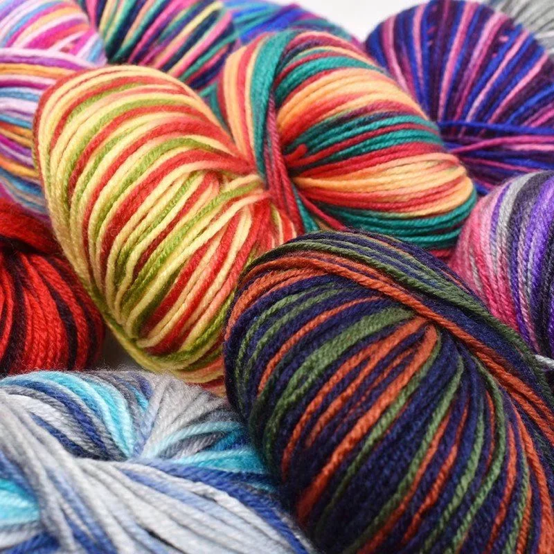 Цвет Средний грубый акриловый Резьба Ручная-тканая шерсть DIY Wool