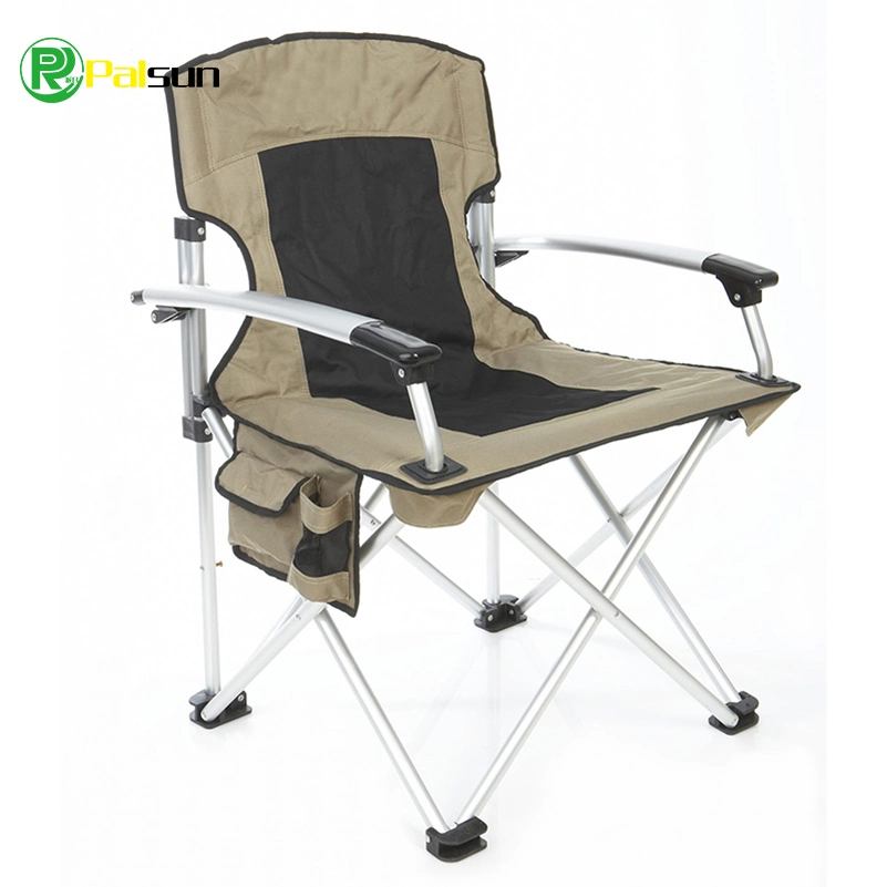 Outdoor Luxury Camping Beach Chair Folding Director Chair for Camping
