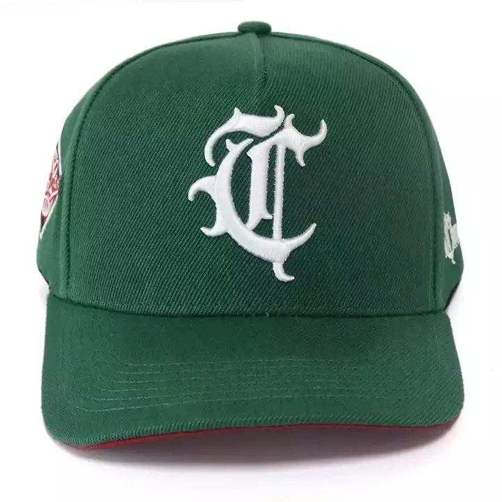 Factory Price Full Customized 5 Panel 3D Embroidery Baseball Hats Outdoor Sports Men Caps