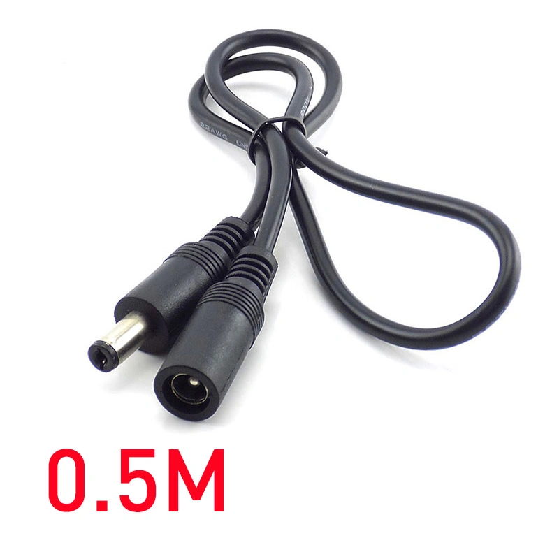 12V DC Power Extension Cable Male to Female Plug 2.1X 5.5mm LED Strip Light