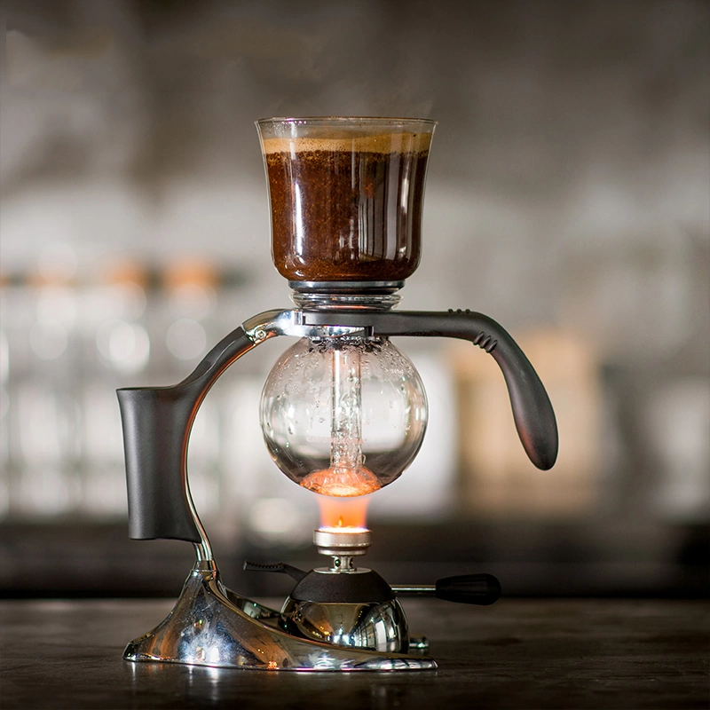 Cafetière de table 5 tasses, Siphon Syphon café en verre Fabricant