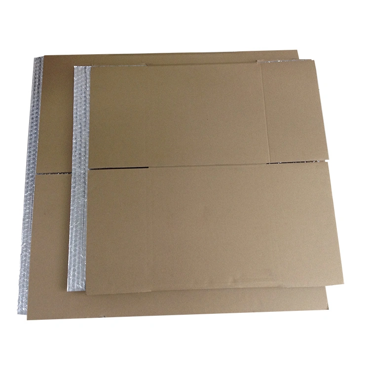 Thermal Insulation Cold Frozen Insulated Shipping Carton Paper Boxes Liner for Fruit and Seafood