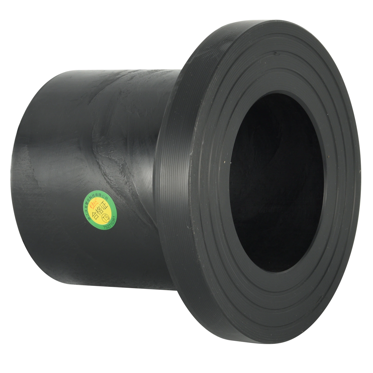 HDPE Hot Melt Fittings DN225 Buff Fusion Flange Effective Length 120mm