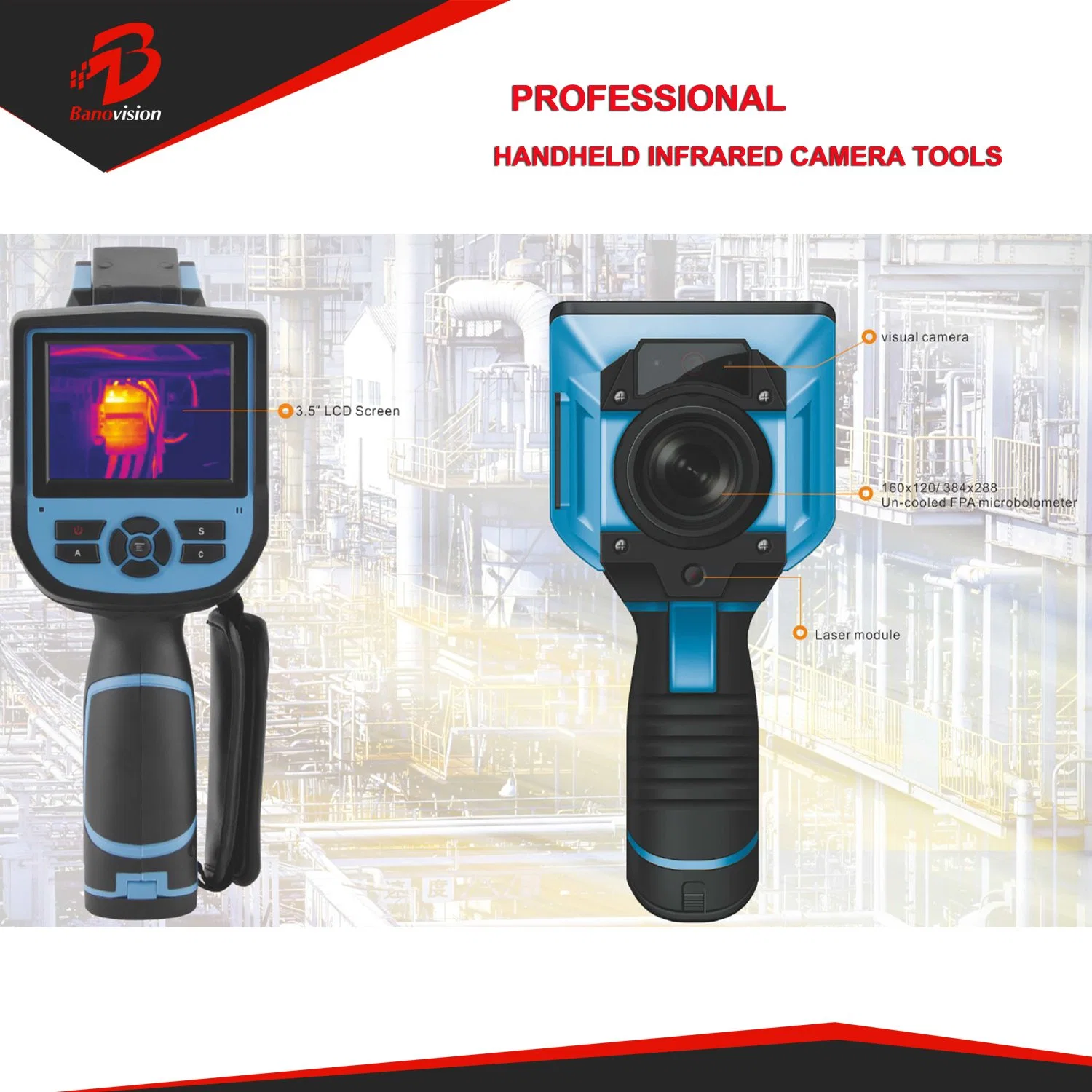 Digital Thermal Fever Detection Camera with High Accuracy