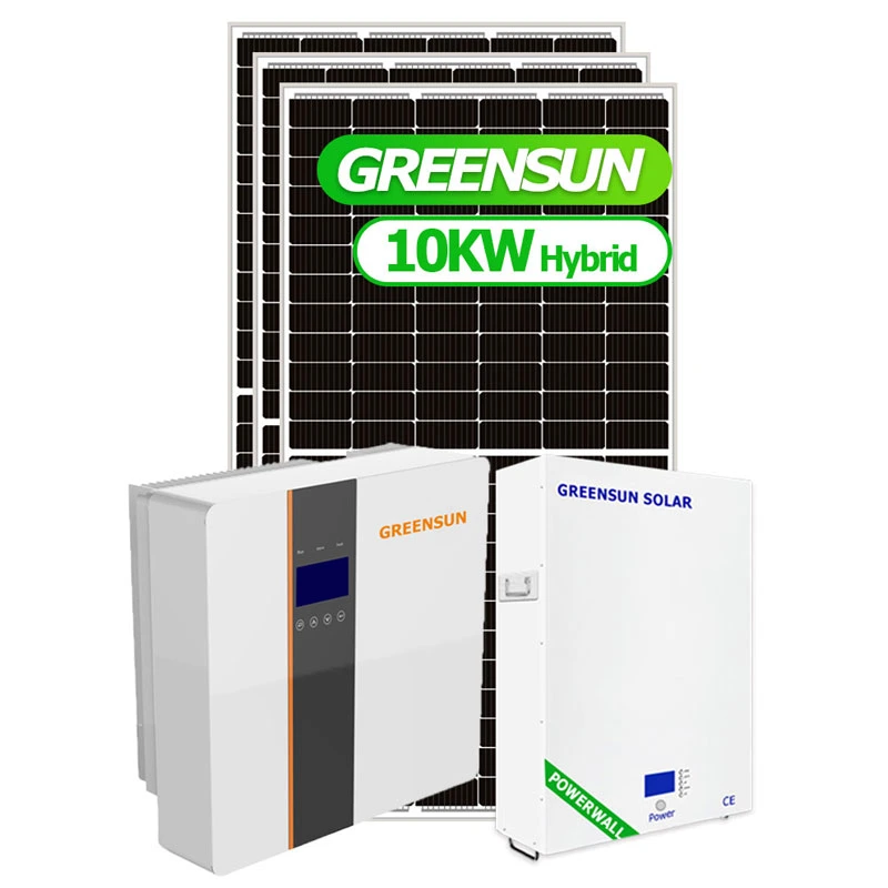 Kit complet du système du panneau solaire Accueil 5KW de puissance 8 Kw 10kw on/off set d'alimentation solaire hybride de grille