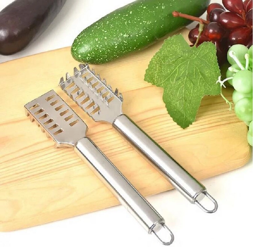 Kitchen Fish Scale Remover Stainless Steel Seafood Tools Fish Scale Grater Peeler