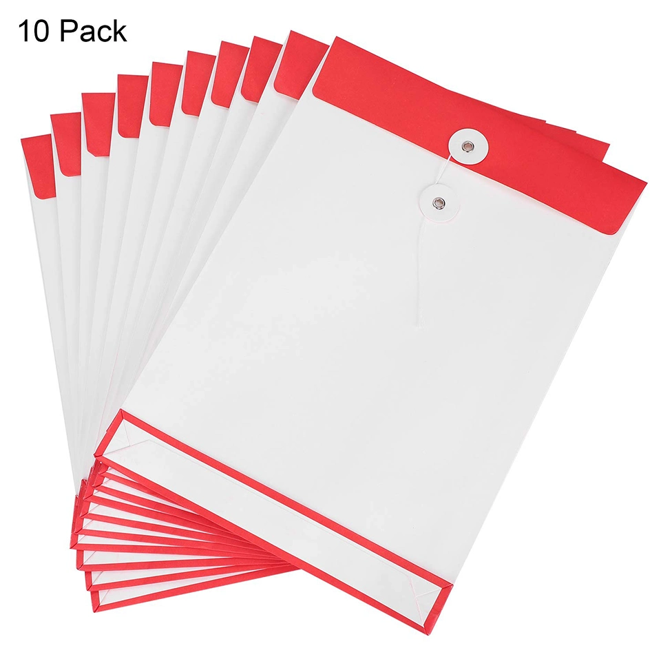 Wholesale/Supplier Kraft String File Folder Filing Envelope Project File Jacket Document Letter Organizer Expansion A4 Letter Size