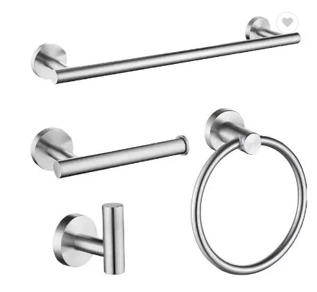 Quality Assurance Customize Zamak Stainless Steel Bathroom Hardware Sets SUS304 Accessories