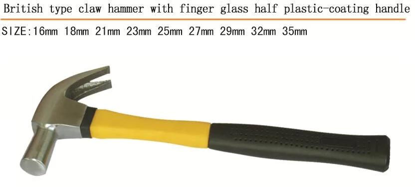 Hammer High quality/High cost performance Claw Hammer with Plastic Coating Handle