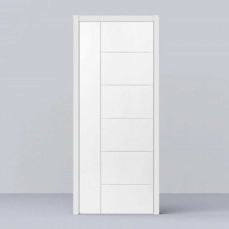 Affordable & Quality Guarantee White Primed 2 Panel Flat Moulded Hollow Core Door