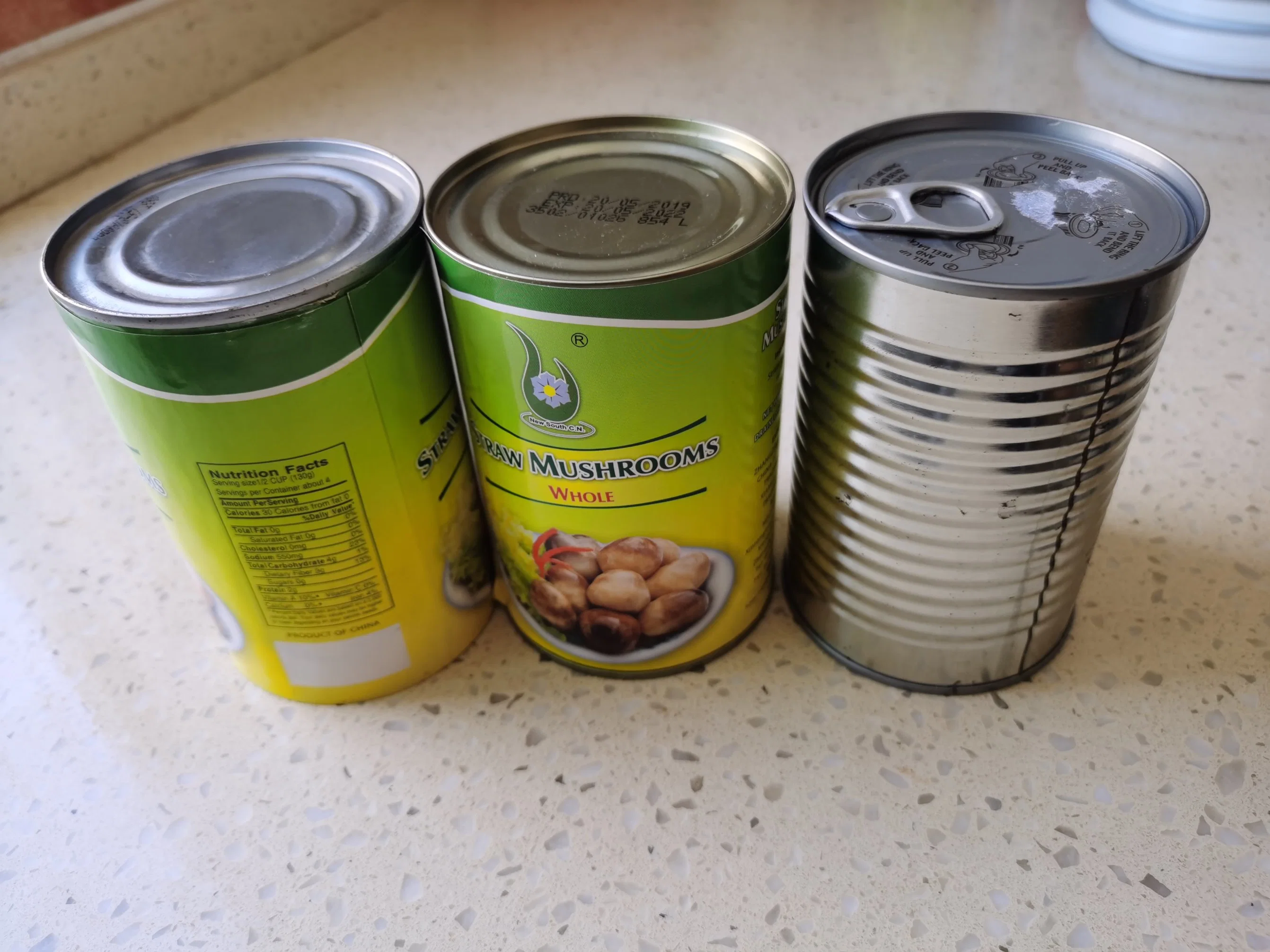 Canned Straw Mushroom Whole Halal Button Mushroom Cans