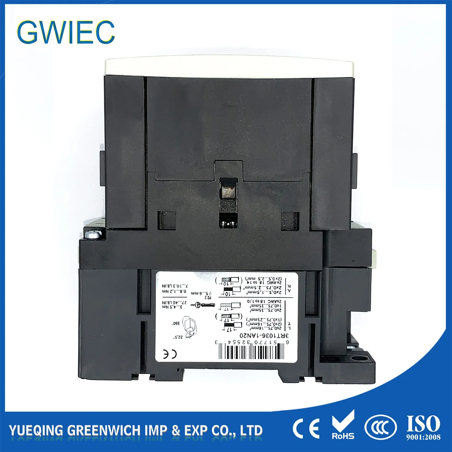 IEC947, VDE0660, GB14048 Overload China Electric Price Motor Starter Switch AC Contactor Factory 3rt-1016