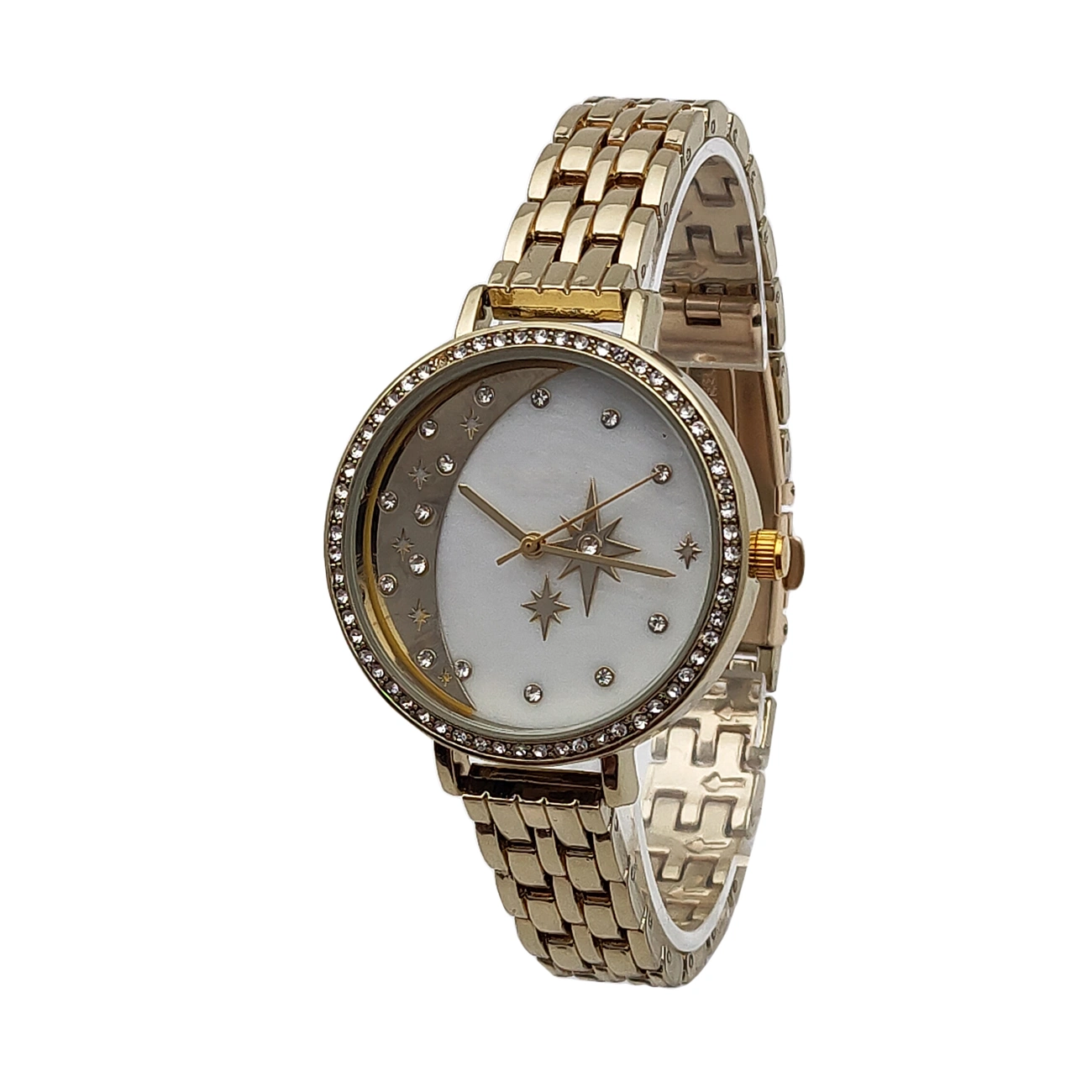 Customized Metal Strap Alloy or Steel Wrist Watch