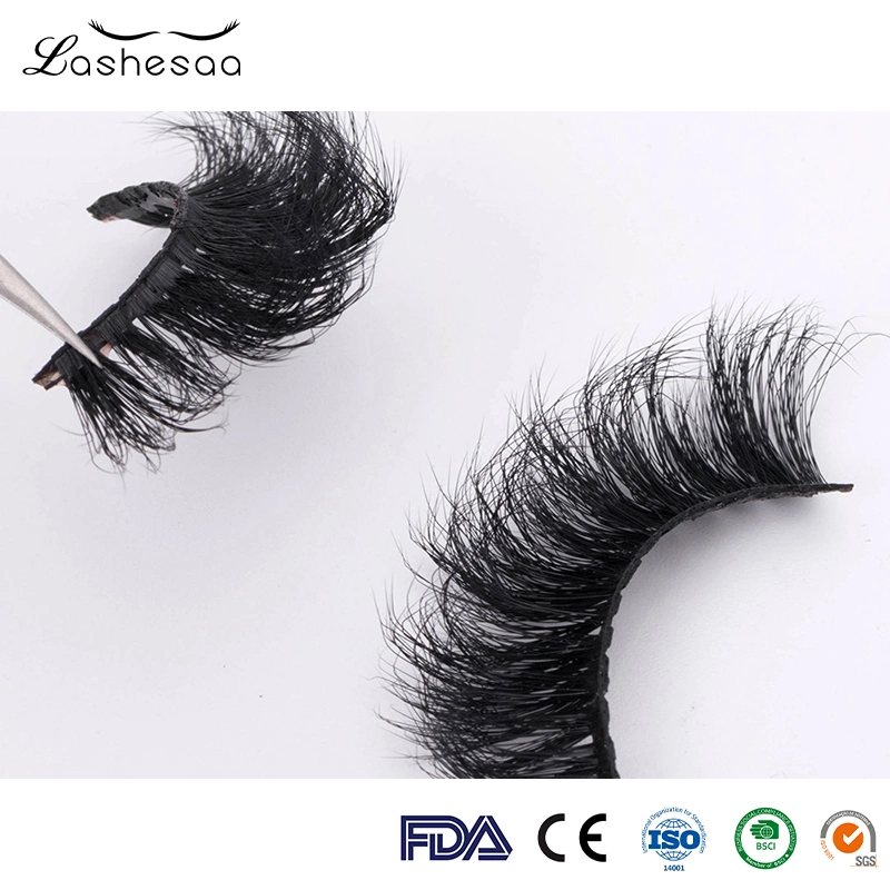 Mengfan Mink Eyelash Silk Lash China Reusable Eyelashes Manufacturers Magnetic Eyelashes 12-25mm 3D Mink Eyelash Faux Mink Eyelashes Silk Lash