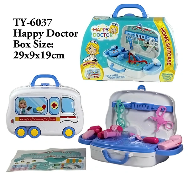 Bolsa de plástico de preescolar Medical Kit de herramientas de juguete para niños Novedad Toy