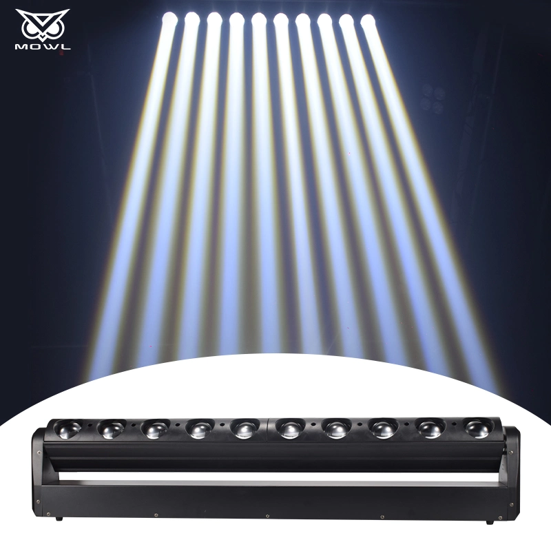 Stage Disco Lights 10X40W 10 Augen 10*40W RGBW LED-Strahl Moving Head Light für die Night Club Bar