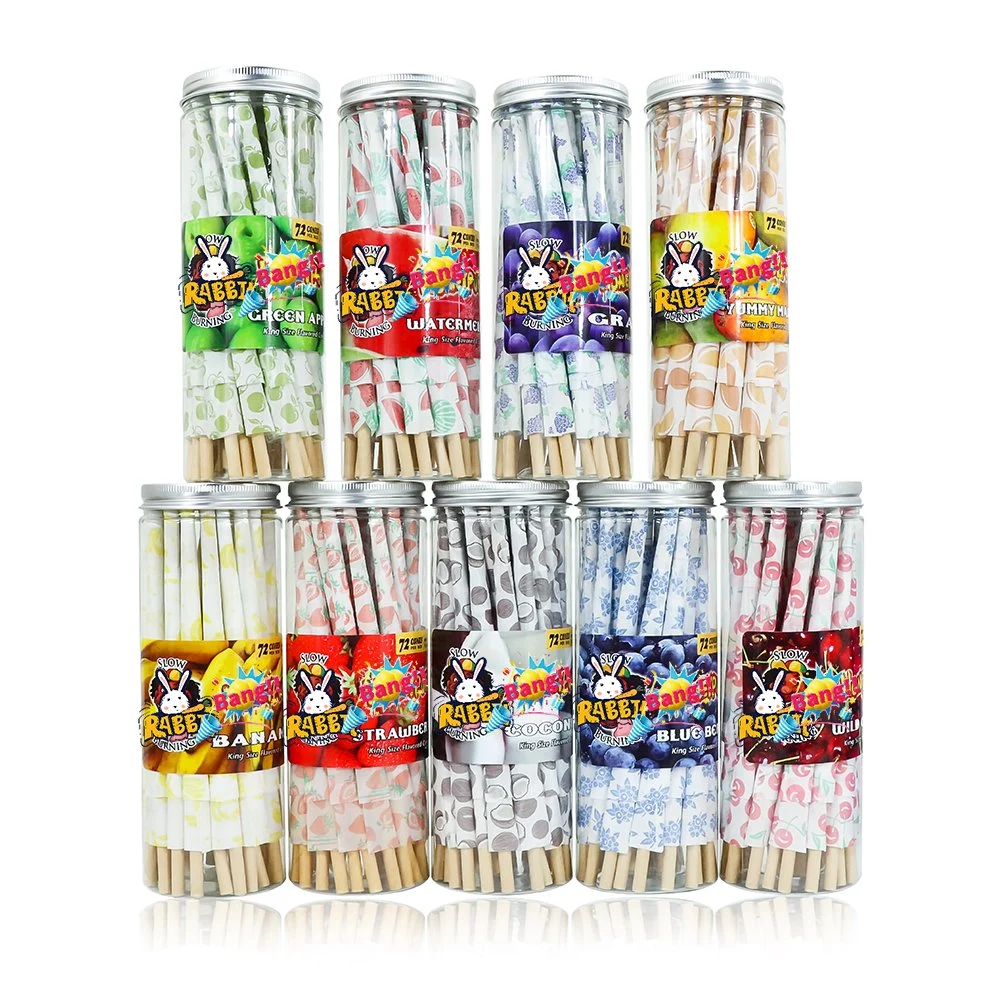 Cones Classic Natural Pre Rolled Rolling Paper with Tips Packing Tubes