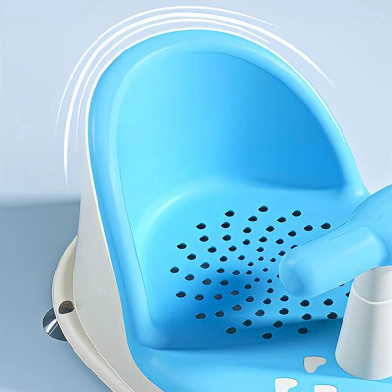 Customized Eco-Friendly Baby Bath Chair with High Backrest