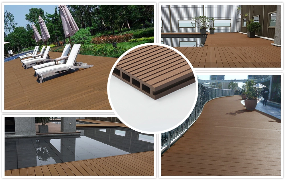 Building Material Waterproof Decorative Wood Plastic Composite with Ce