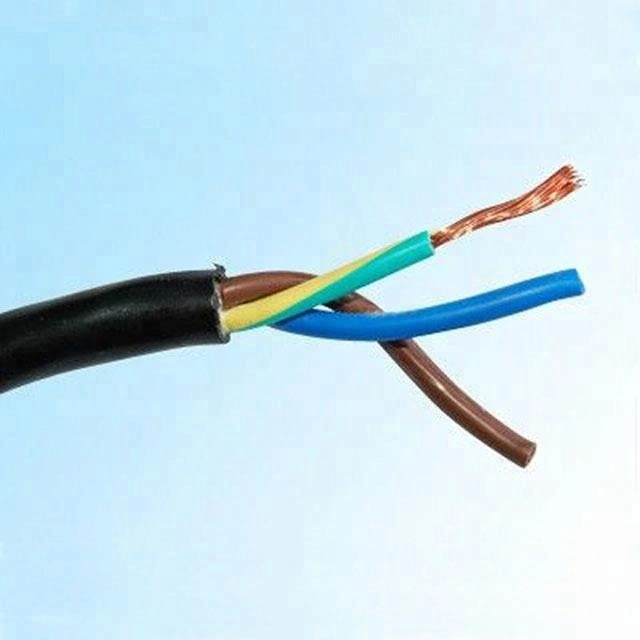 Flexible de 3 núcleos de 53 Cable Rvv IEC 227