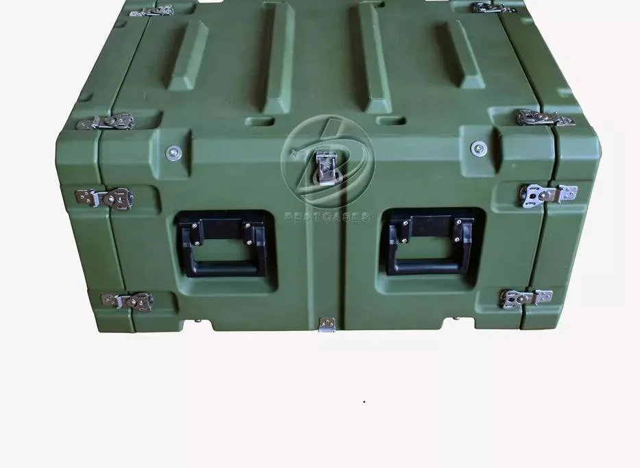 Waterproof IP67 High Standard Plastic Rotationally Molded 6u Rack Case