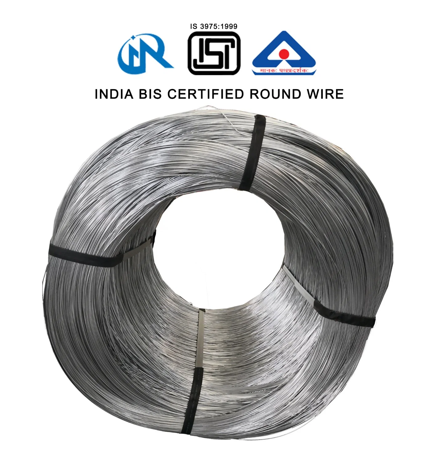 India Bis Certified Galvanized Steel Wire/Iron Wire/Binding Wire 1.25mm 2.90mm