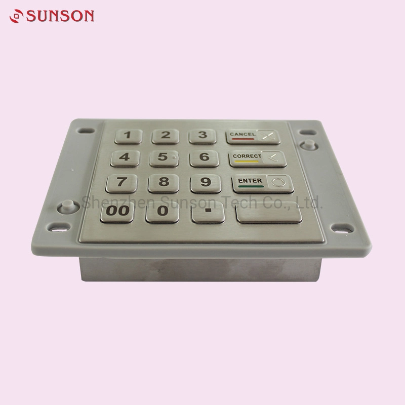 Rugged Kiosk Keypad with PCI Compliance