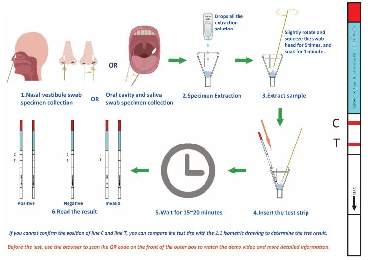 CAS Medical Device Self Test Factory Supply Rapid Diagnostic Test Strip