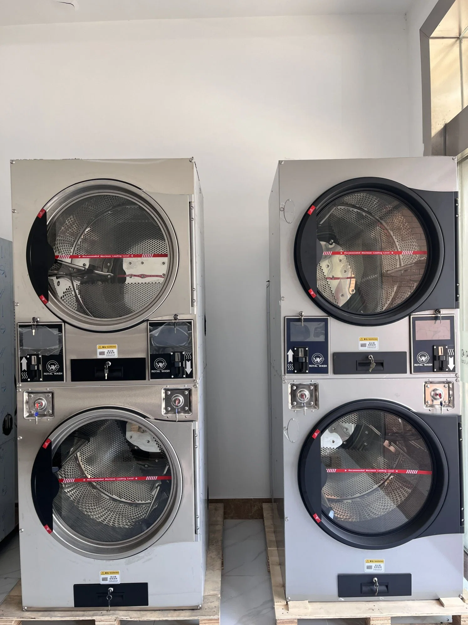 Stainless Steel Commercial Industrial Laundry Machine Double Tumble Dryer