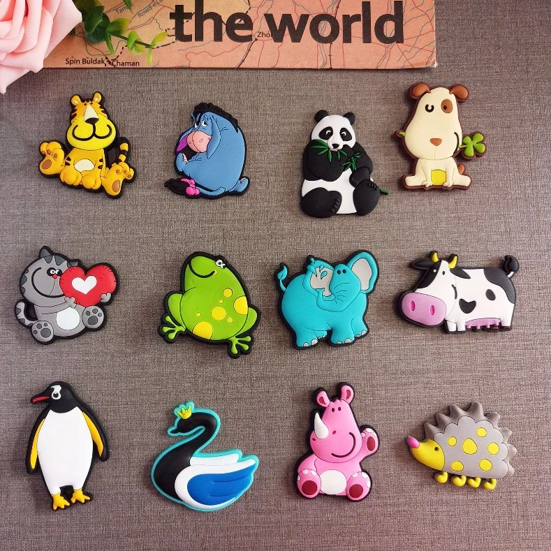 Whosale Animal Shaped PVC Rubber Fridge Magnet