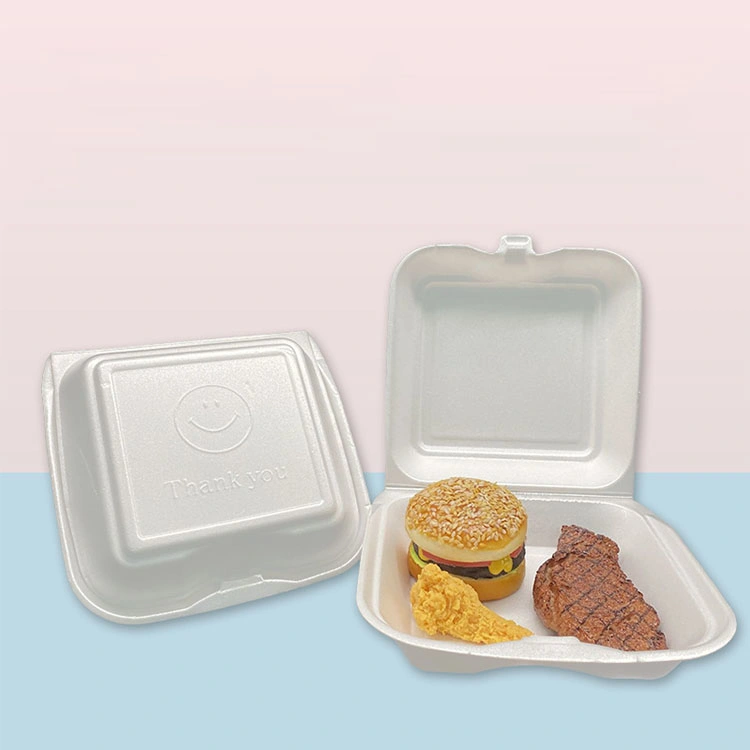 Custom Printed Recycled Take Away French Fries Paper Boxes Fast Food Burger Hamburger Packaging