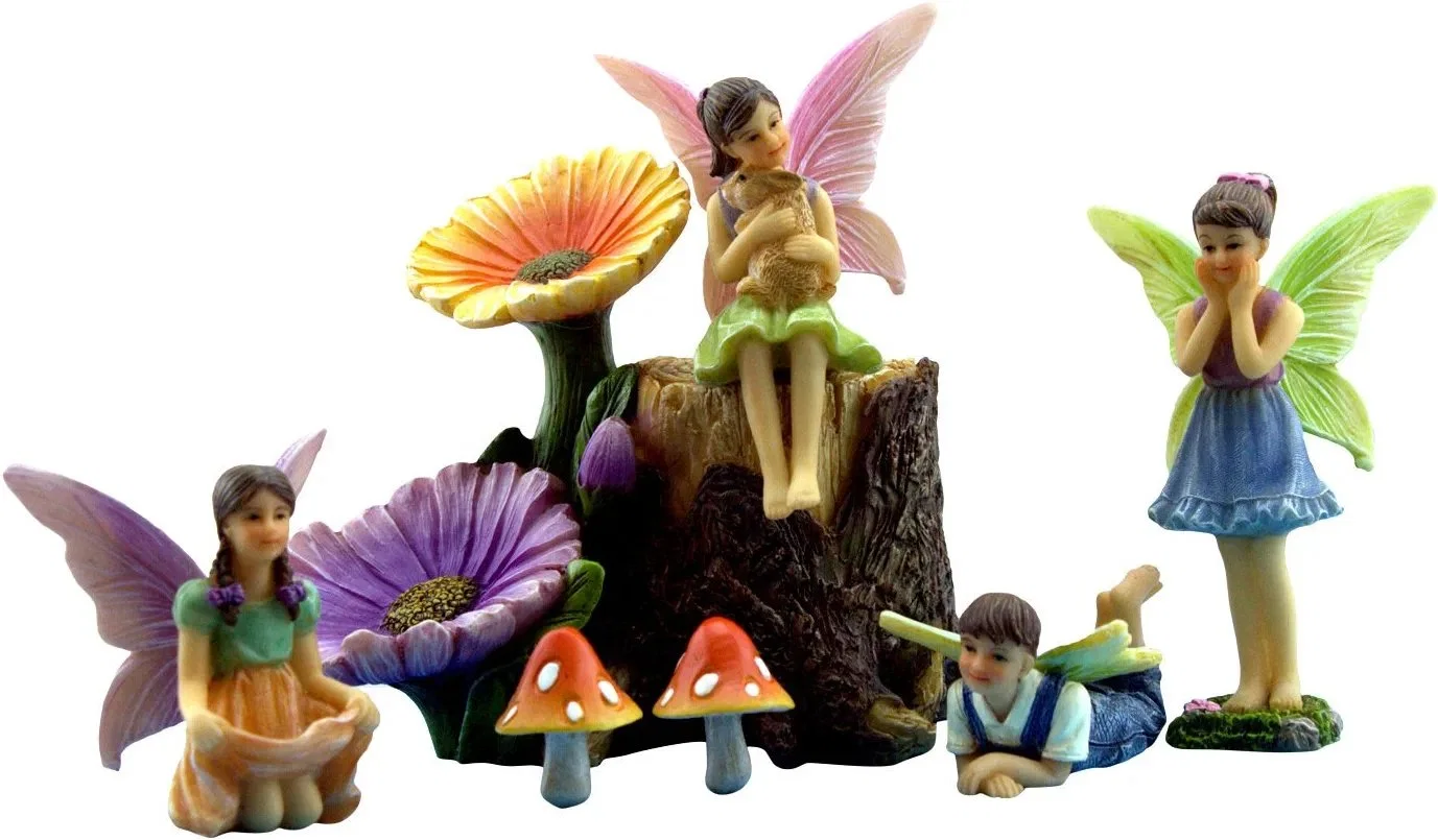 Acessórios de Jardim de fadas Girl e Boy decoração de Jardim Fairies