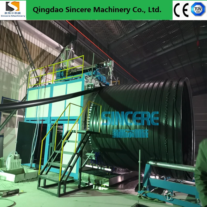 PE/HDPE/PP Spiral Winding Water Storage Tank Wells Pipes Extruding Production Machine Line