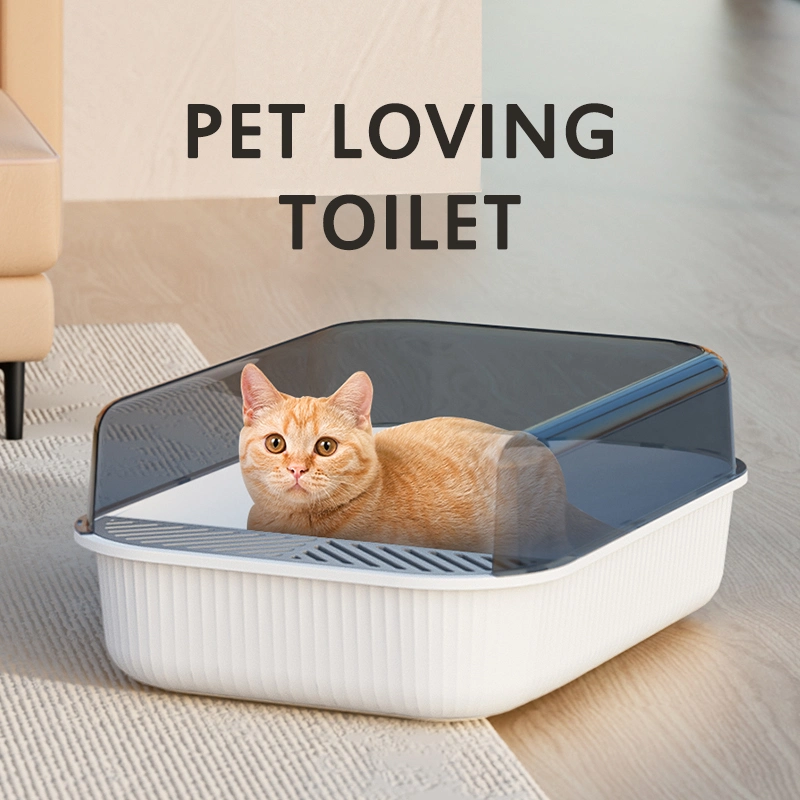 Enclosed Big Cats Toilet Anti-Splash Pet Supplies
