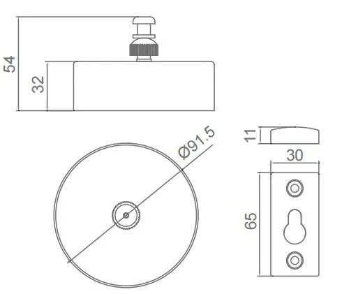 Big Sale Stainless Steel Satin Finished Round Retractable Clothesline