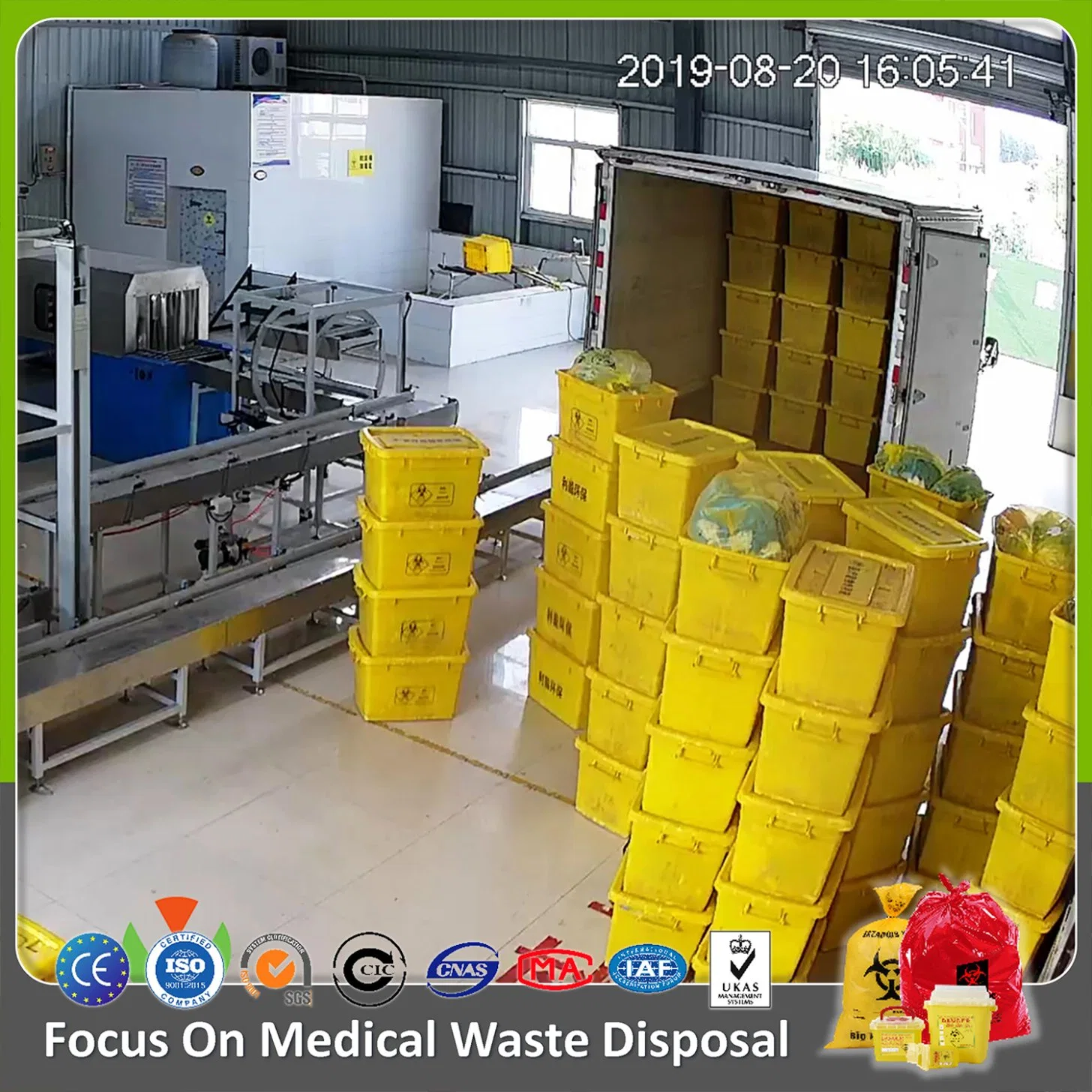 Hospital Clinical Waste Microwave Disinfection and Sterilization Technology Machine Medical Trash Disposal Equipment Waste Treatment Facility Manufacturer