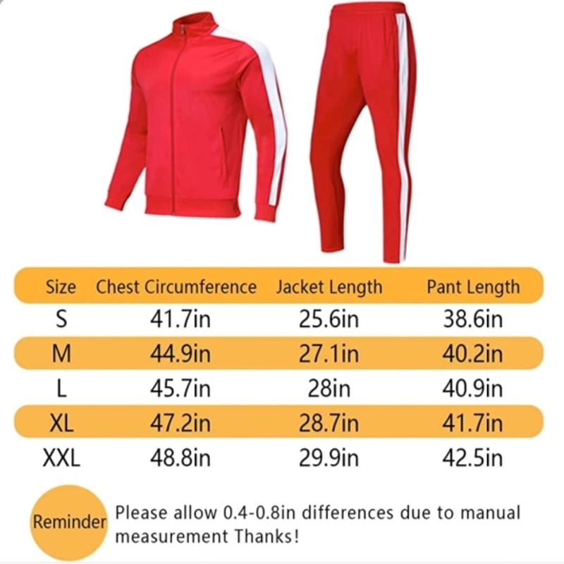 Comfortable Fabric High quality/High cost performance  Logo Sublimation Printing Cotton Men Running Tracksuit