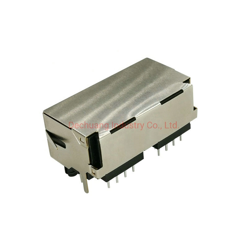 8p8c Ethernet Female Jack LAN Network RJ45 Socket Connector with LED Light