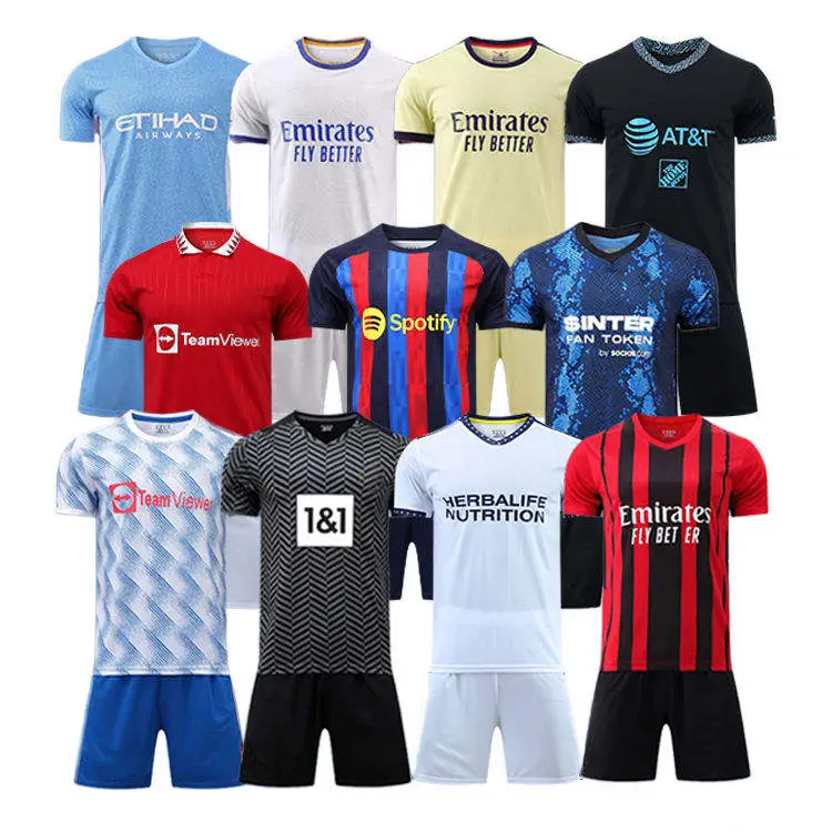 Wholesale/Supplier Custom 22-23 New Season Quick Dry Club Thailand Quality Soccer Jersey