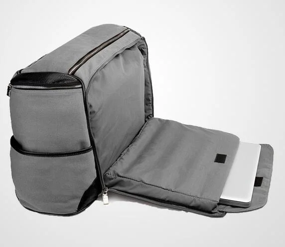 Duffel - Black & Grey Luggage Laptop Bag Sh-16050628